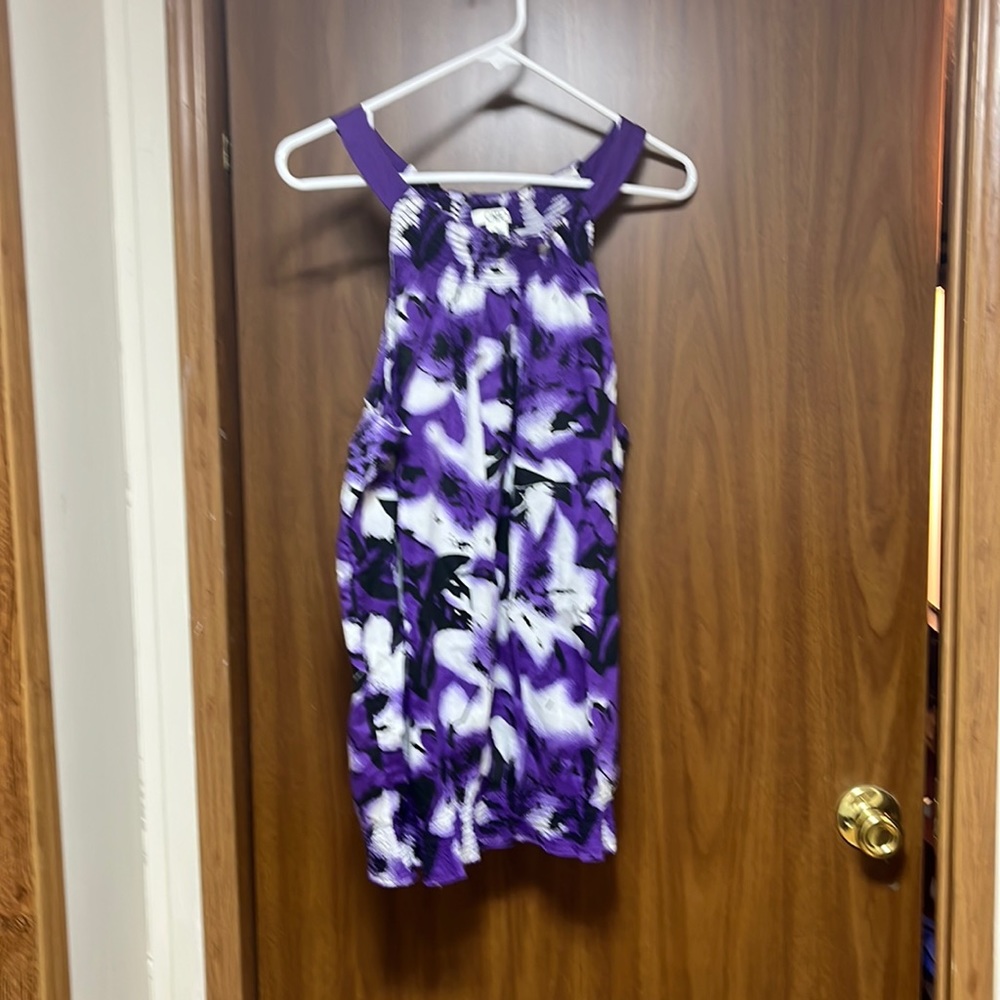 Cato , purple, Black, White mix, XL